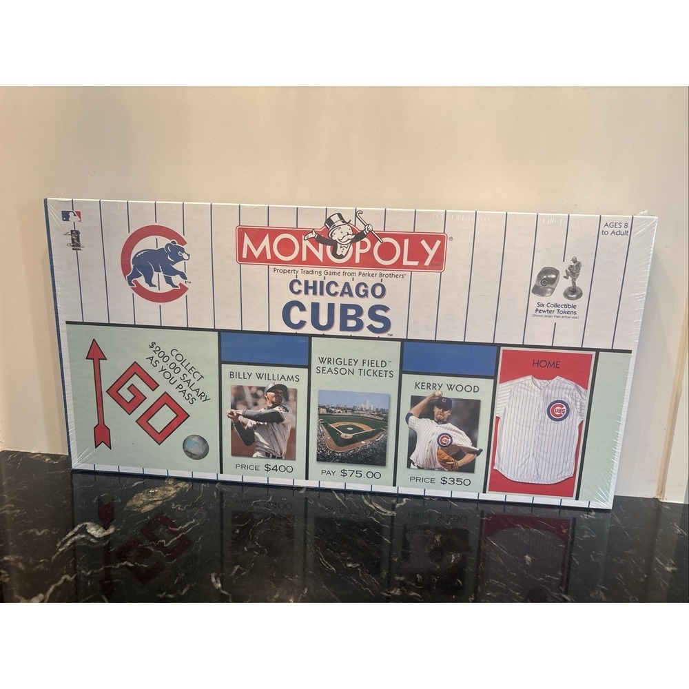 MONOPOLY Chicago CUBS Collector's Edition (2005) Brand New & Factory Sealed!!
